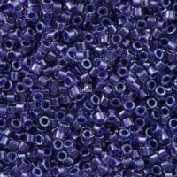 Miyuki Delica Beads Size 11/0 7.2Lined Grape / Dk Purple