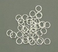 Jump Ring 0.7x7mm 144pcs Silver Plated