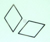 Connecters Diamond Shape 16x26mm 10pcs Stainless Steel