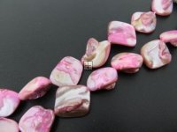 Blister Pearl Coin 15x25mm ±10 pcs Pink