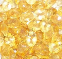 Semi Precious Faceted Cut 7x5mm Oval Citrine 1pc