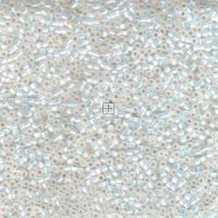 Miyuki Delica Beads Size 11/0 7.2g White Opal AB