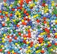 Miyuki Delica Beads Size 11/0 7.2g Opaque Rainbow
