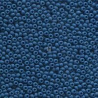 Czech Seed Beads Size 8/0 6-Strand Capri / Denim Blue
