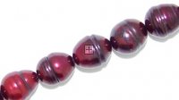 Freshwater Pearl Rice 10mm ±35pcs Burgandy