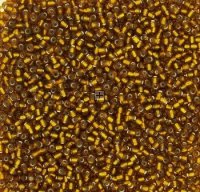 Seedbead S/lined 8/0, ±100g, Golden Brown