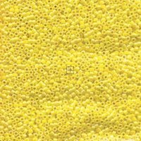 Miyuki Delica Beads Size 11/0 7.2g Opaque Canary AB