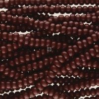 Czech Seed Beads Size 8/0 6 St Dark Brown