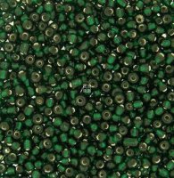 Seedbead Silver Lined 6/0 100g Emerald