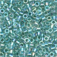 Miyuki Delica Beads Size 11/0 7.2g Lined Seafoam AB