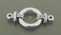 Connector 8x15mm Antique Silver 3pcs