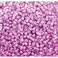 Miyuki Delica Beads Size 11/0 7.2g Luminous Hot Pink