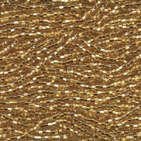 Czech Seed Beads Size 11/0 6-Strand Gold Silver Lined