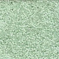 Miyuki Delica Beads Size 11/0 7.2g Matt Opaque Mint