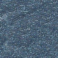 Miyuki Delica Beads Size 11/0 7.2 Lined Lt Blue AB
