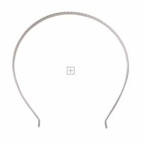 Wire Tiara frame Hairband Type Silver Plated 1pc