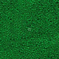 Miyuki Delica Beads Size 11/0 7.2g Dyed Opaque Kelly Green