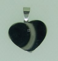 Pendant Assorted 1pc 28mm Stainless Steel Heart