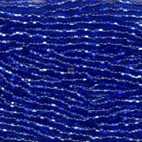 Czech Seed Beads Size 8/0 6-Strand S/Lined Cobalt