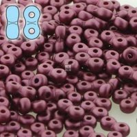 Infinity Beads 3 x 6mm 8g Pastel Burgundy