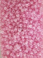 Seed bead Opaque Lustre 6/0 100g Lt Amy