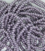 Czech Seed Beads Size 8/0 6-Strand Lt Purple Ceylon