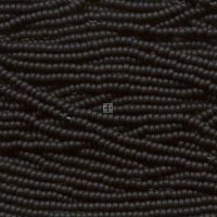Czech Seed Beads Size 8/0 6-Strand Jet Black