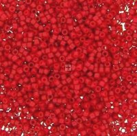 Miyuki Delica 11/0 7.2g Dyed Opaque Red