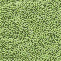 Miyuki Delica Beads Size 11/0 7.2g Opaque Avocado