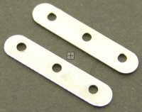 Spacer 3-hole 17x4mm 100pcs
