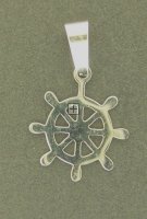 Pendant Assorted 1pc Stainless Steel Ships Steer