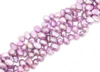 Freshwater pearl I/shape 8-10mm 53pcs Lilac