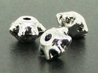 Spacer Puffed Star 5x4mm 20pcs Antique Silver