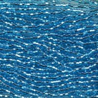 Czech Seed Beads Size 8/0 6-Strand Aqua S/L