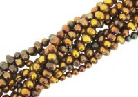 Freshwater Pearl Potato 7-8mm ±60pcs Golden Brown