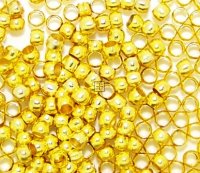 Crimp Bead 2mm Round Goldtone 10 000 pcs