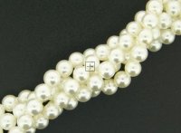 Shell Pearls 6mm ±65pcs White