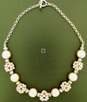 Kit - Beaded Ball Necklace With Crystals