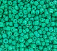 Seedbead Opaque 8/0 100g Green Turquoise