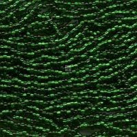 Czech Seed Beads Size 11/0 6-Strand Green S/L