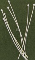 Antique Silver Headpins With Ball 70cm 50pcs