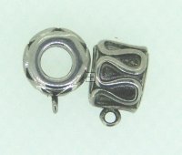 Pandora Bead Without Screw 1pc Stainless Steel With Bail
