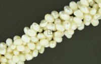 Freshwater pearl I/shape 8-10mm 55pcs White