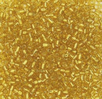 Seedbead silverline 8/0, 500g Gold