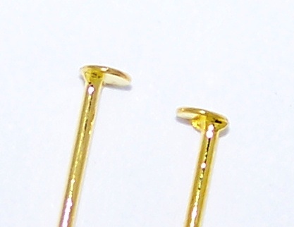 Headpins 40mm Goldtone 144pcs