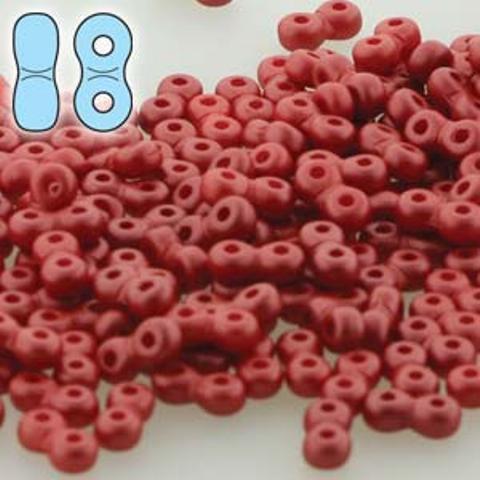 Infinity Beads 3 x 6mm 8g Pastel Dk Coral